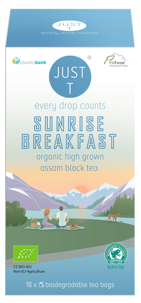 Just T Sunrise Breakfast musta luomutee 18ps RFA