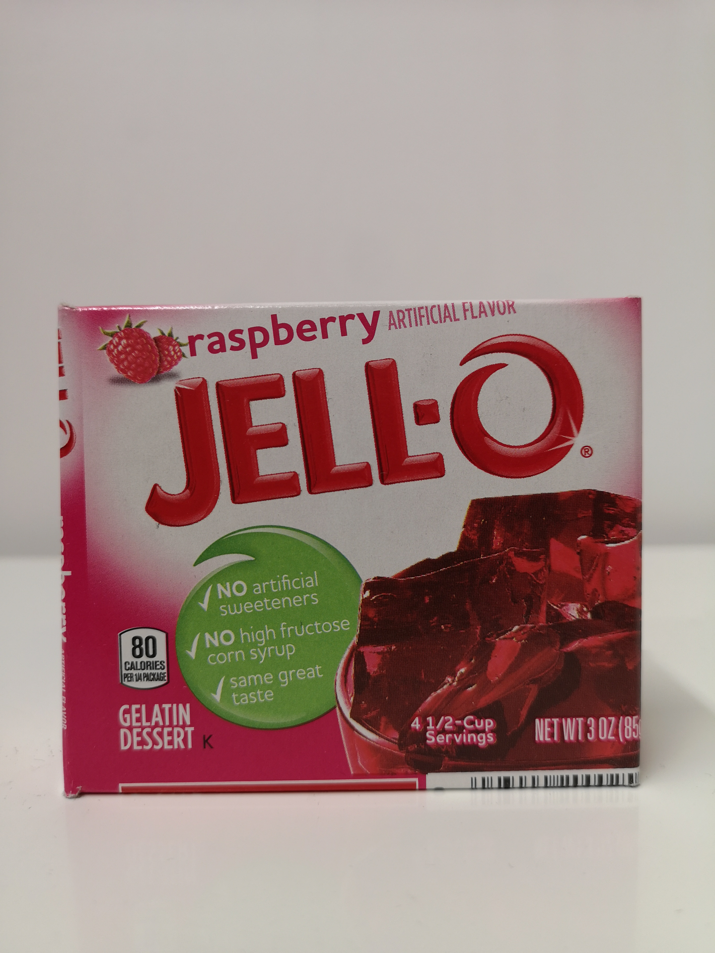 Jell-o raspberry hyytelöpulveriaine vadelma 85g