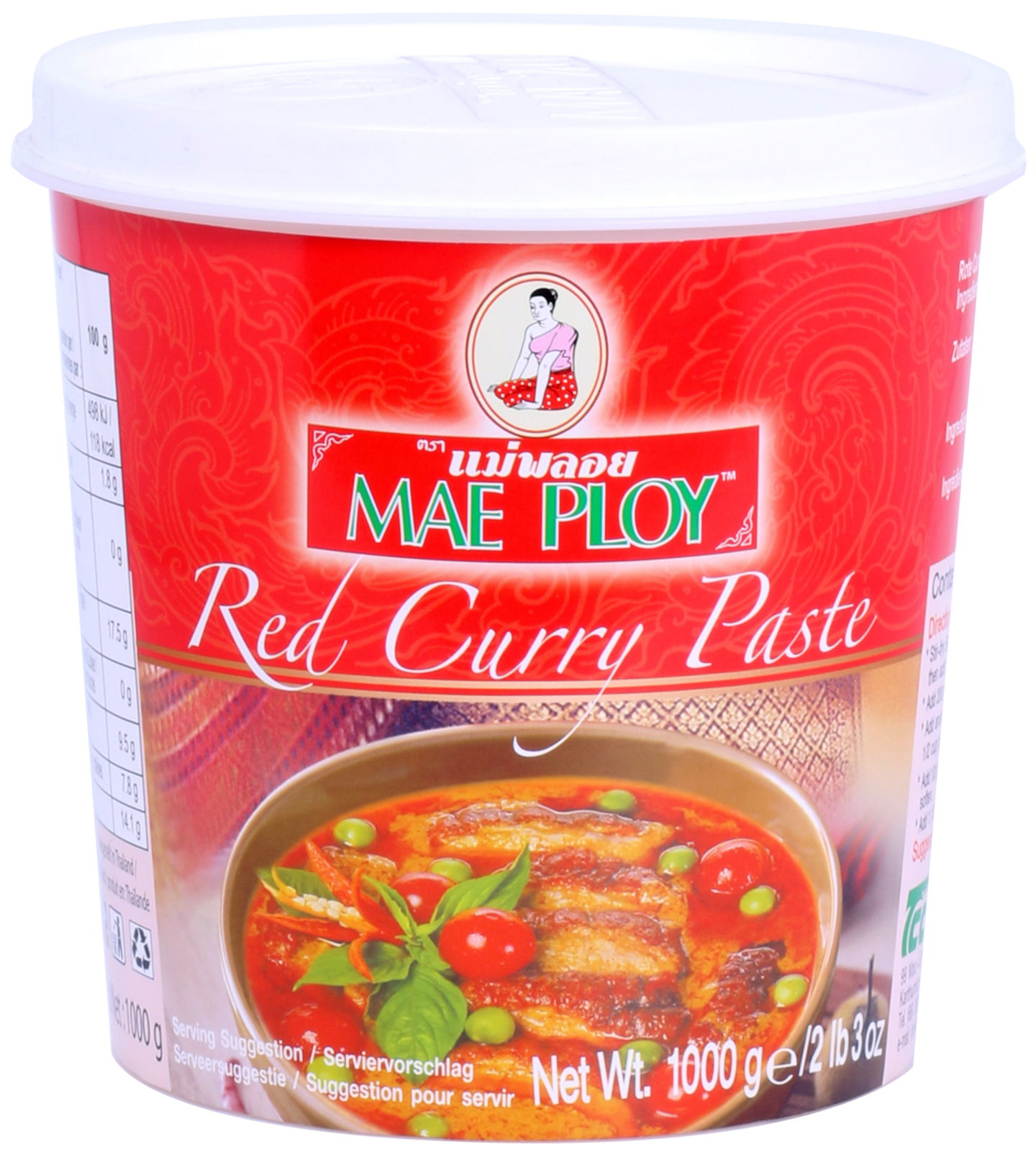 Mae Ploy Thai currytahna 1kg punainen — HoReCa-tukku Kespro