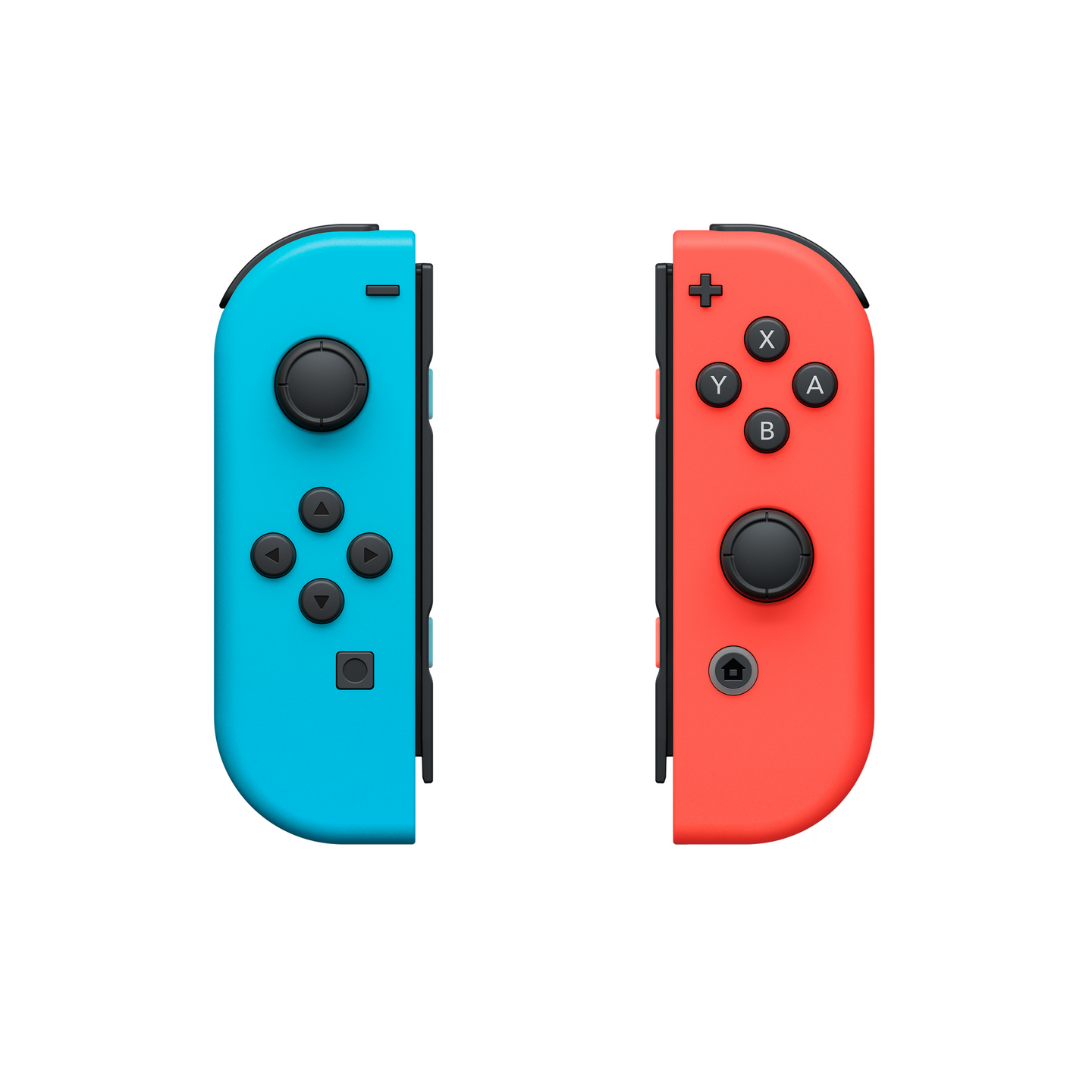 Nintendo Joy-Con -ohjainpari, neonpunainen ja neonsininen