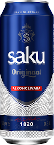 Saku Originaal NonAlc olut 0,5% 0,5l