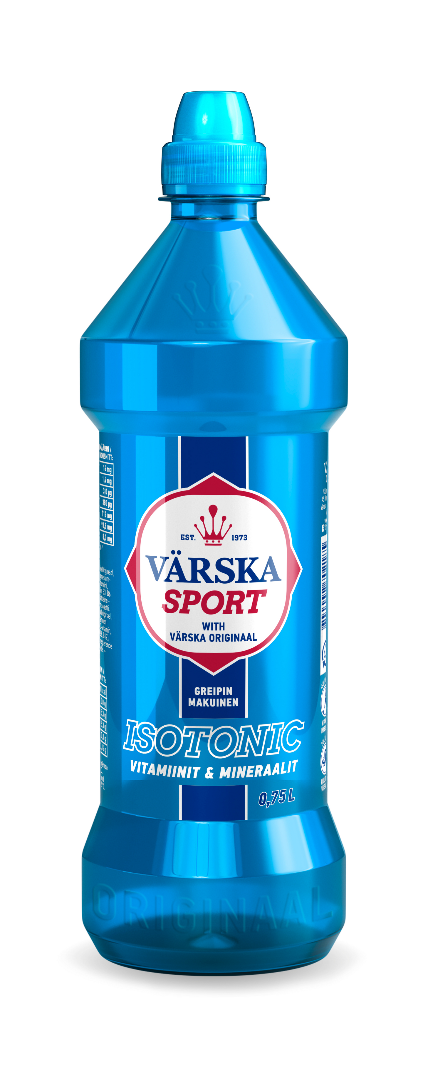 Värska Sport Isotonic greippi vitamiineilla ja mineraaleilla 0,75l