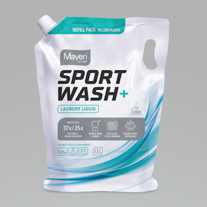 Mayeri All-Care Sport Wash pyykinpesuneste 1,5l täyttöpussi