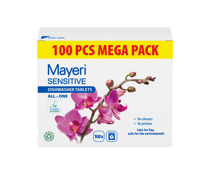 Mayeri Konetiskitabletti Sensitive 100kpl