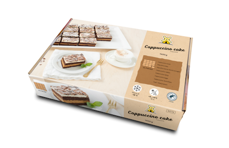 Eesti Pagar cappuccino-kakku 1400g/16 palaa pakaste