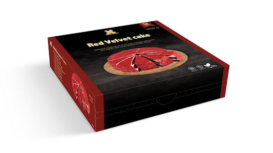 Eesti Pagar Red Velvet kakku 12 palaa/1400g pakaste