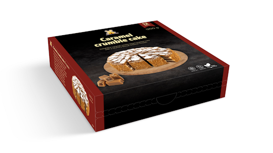 Eesti Pagar caramel crumble kakku 12 palaa/1200g pakaste