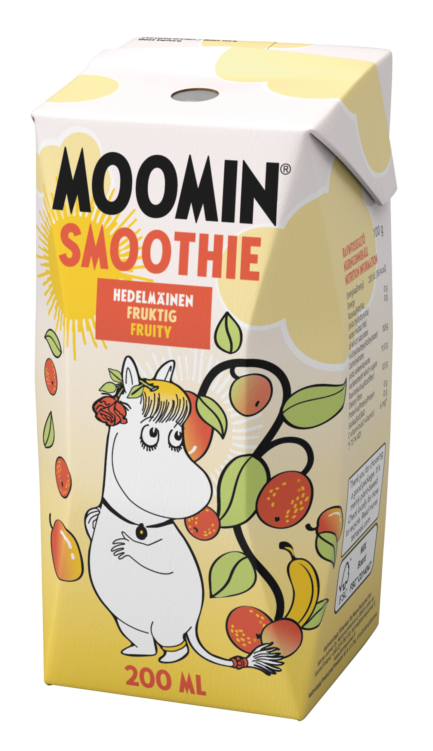 Moomin smoothie 200ml hedelmäinen