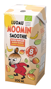 Moomin Luomu smoothie mango banaani 200ml 8kk