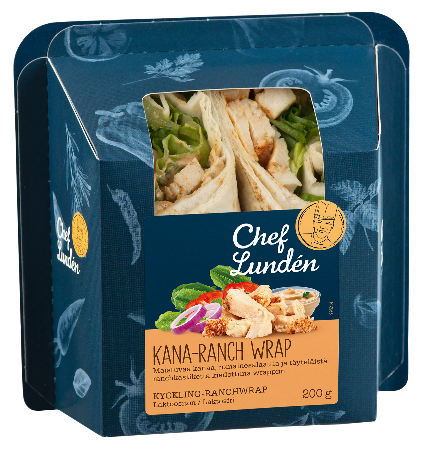 Chef Lundén kana-ranch wrap 200g