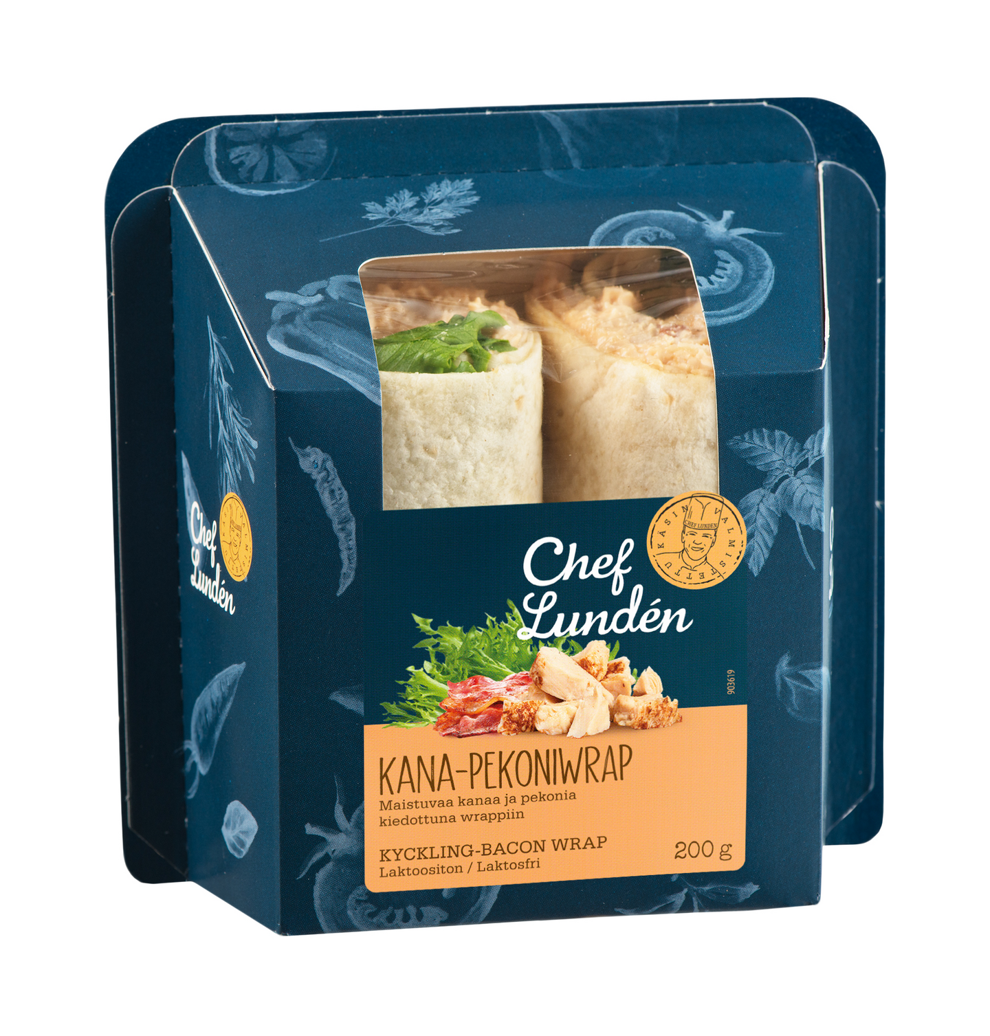 Chef Lunden kana-pekoni wrap 200g