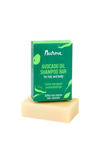 Nurme Avocado Oil Shampoo Bar for dark hair – shampoopala tummille hiuksille 100g