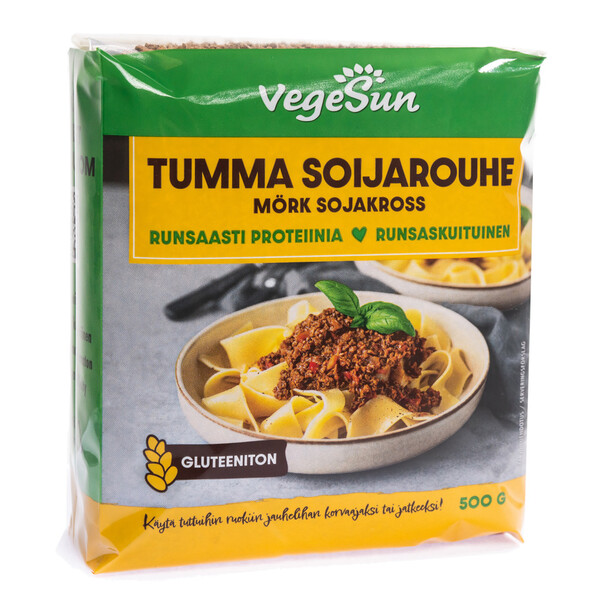 VegeSun soijarouhe 500g tumma — HoReCa-tukku Kespro