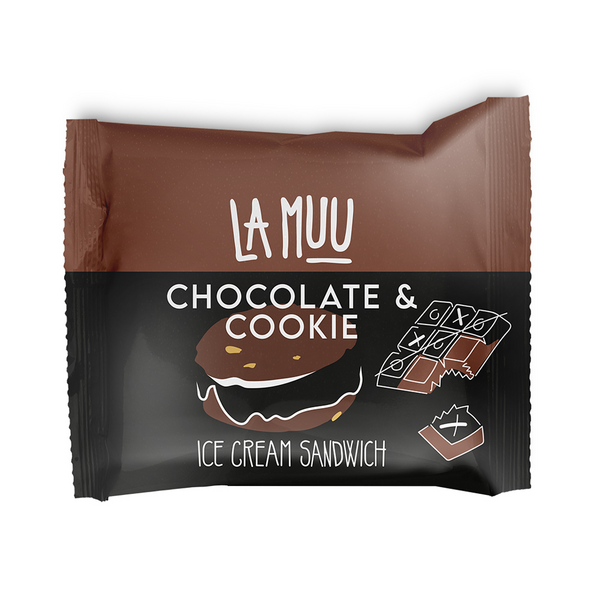 La Muu Suklaajäätelö kaakaokeksillä 75g