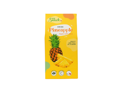 My Snack kuivattu pehmeä ananas 80g