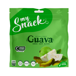 MySnack kuivattu pehmeä guava 80g