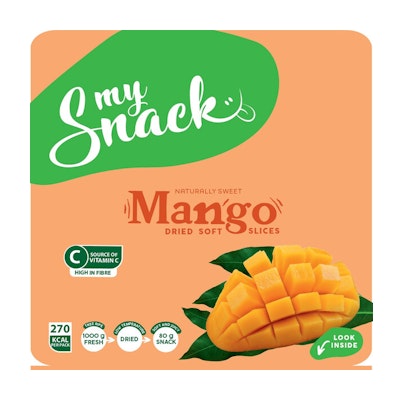 My Snack kuivattu pehmeä mango 80g