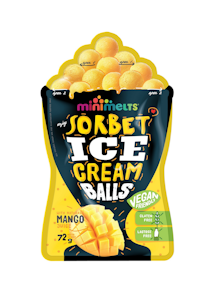 Minimelts Mango sorbet balls 72g