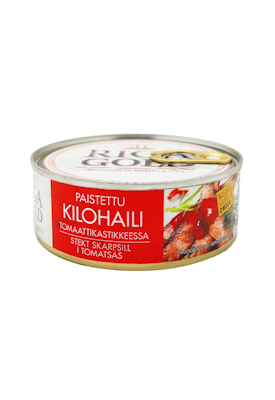 Old Riga paistettu kilohaili 240g tomaattikastikkeessa
