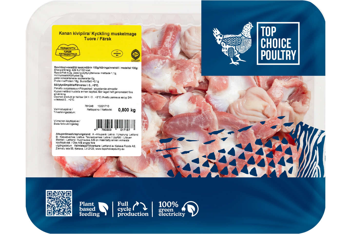 Top Choice poultry Kanan kivipiira 800 g