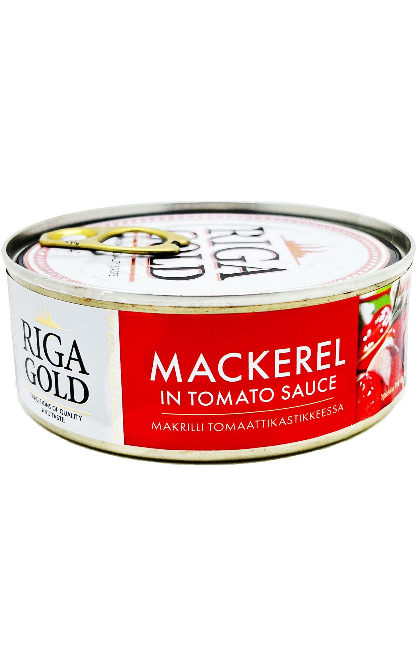 Riga Gold Makrilli tomaattikastikkeessa 240g / 144g