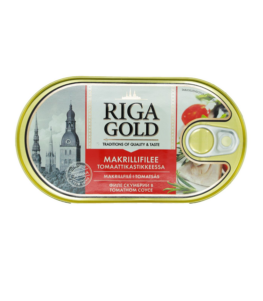 Old Riga makrillifilee 190/114g tomaattikastikkeessa