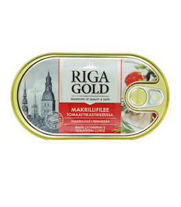 Old Riga makrillifilee 190/114g tomaattikastikkeessa