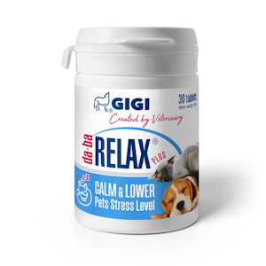 GIGI Da-ba Relax Plus rauhoittava lisäravinne kissalle ja koiralle 30 tablettia