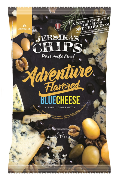 Jersikas Chips 90g blue cheese KRuoka Verkkokauppa