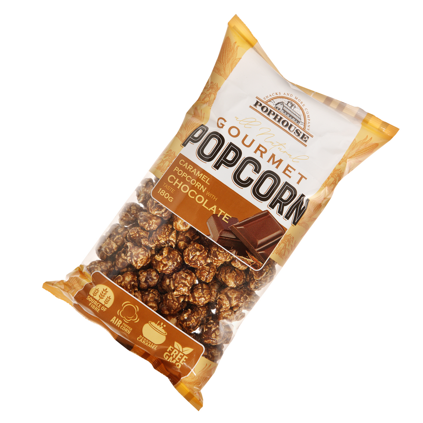 Pophouse popcorni 180g suklaalla karamellisoitu