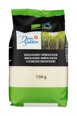 Dansukker Luomuruokosokeri 750g Reilu kauppa