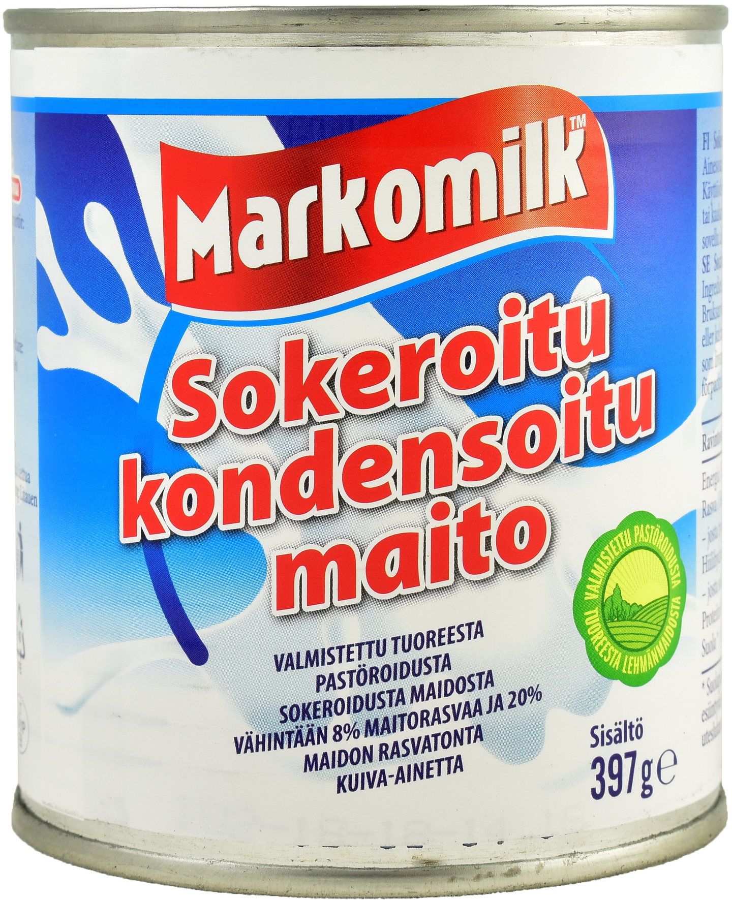 Markomilk makeutettu kondensoitu maito 397 g | K-Ruoka Verkkokauppa