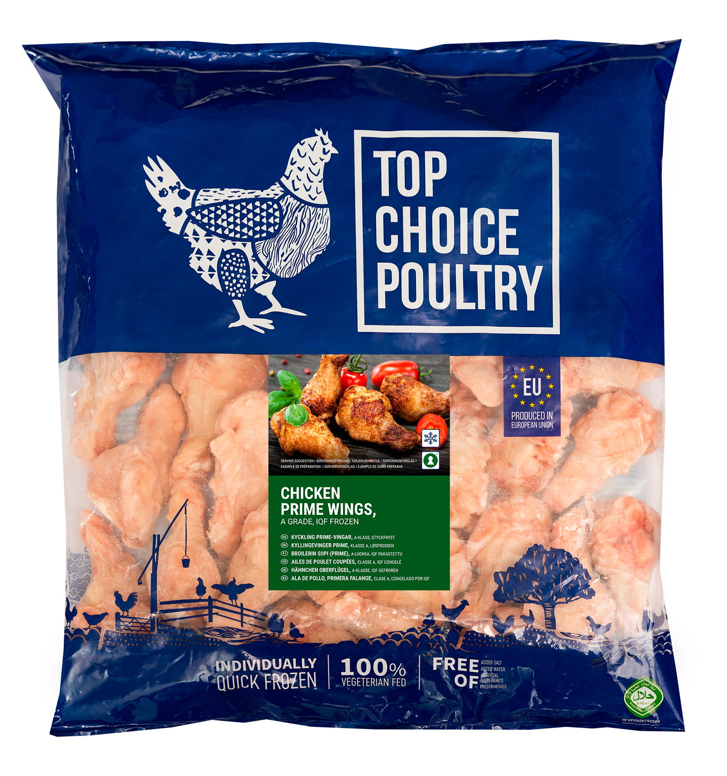 Top Choice poultry Kanan siivet (prime) 2kg pakaste