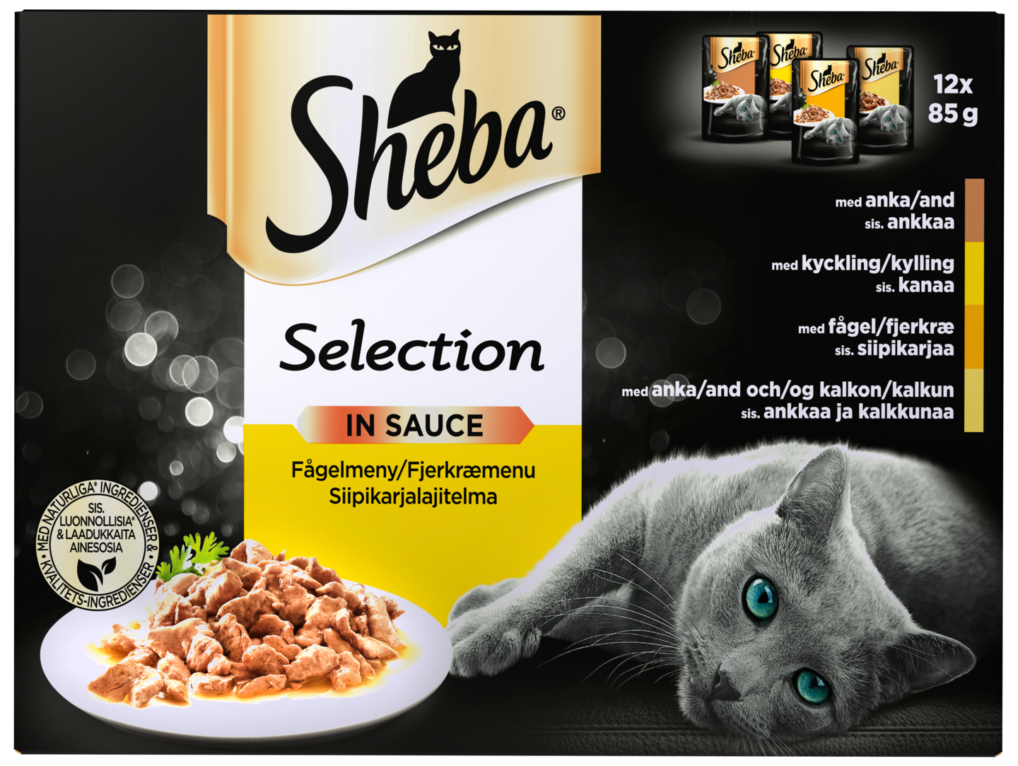 Sheba Select Slices Siipikarjalajitelma 12x85g