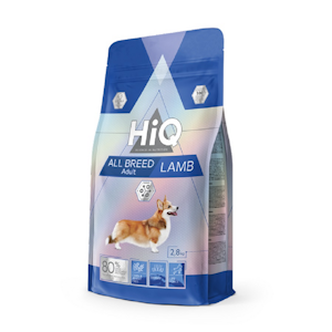 HiQ All Breed Adult Lammas koirien täysravinto 2,8 kg