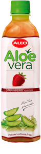 ALEO Aloe Vera juoma Strawberry 0,5l