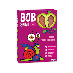 Bob Snail omena- mustaherukkarulla 60g