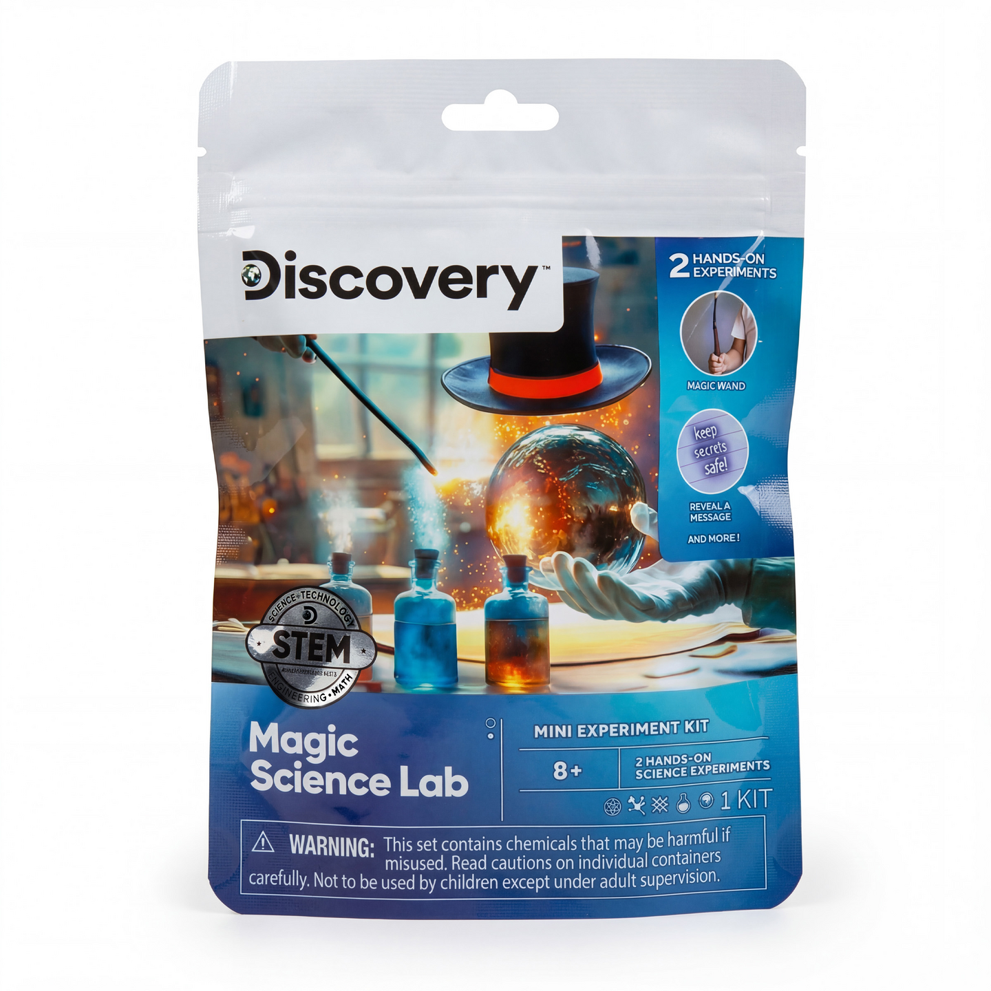 Discovery dyi taikakemian tiedelabra Min