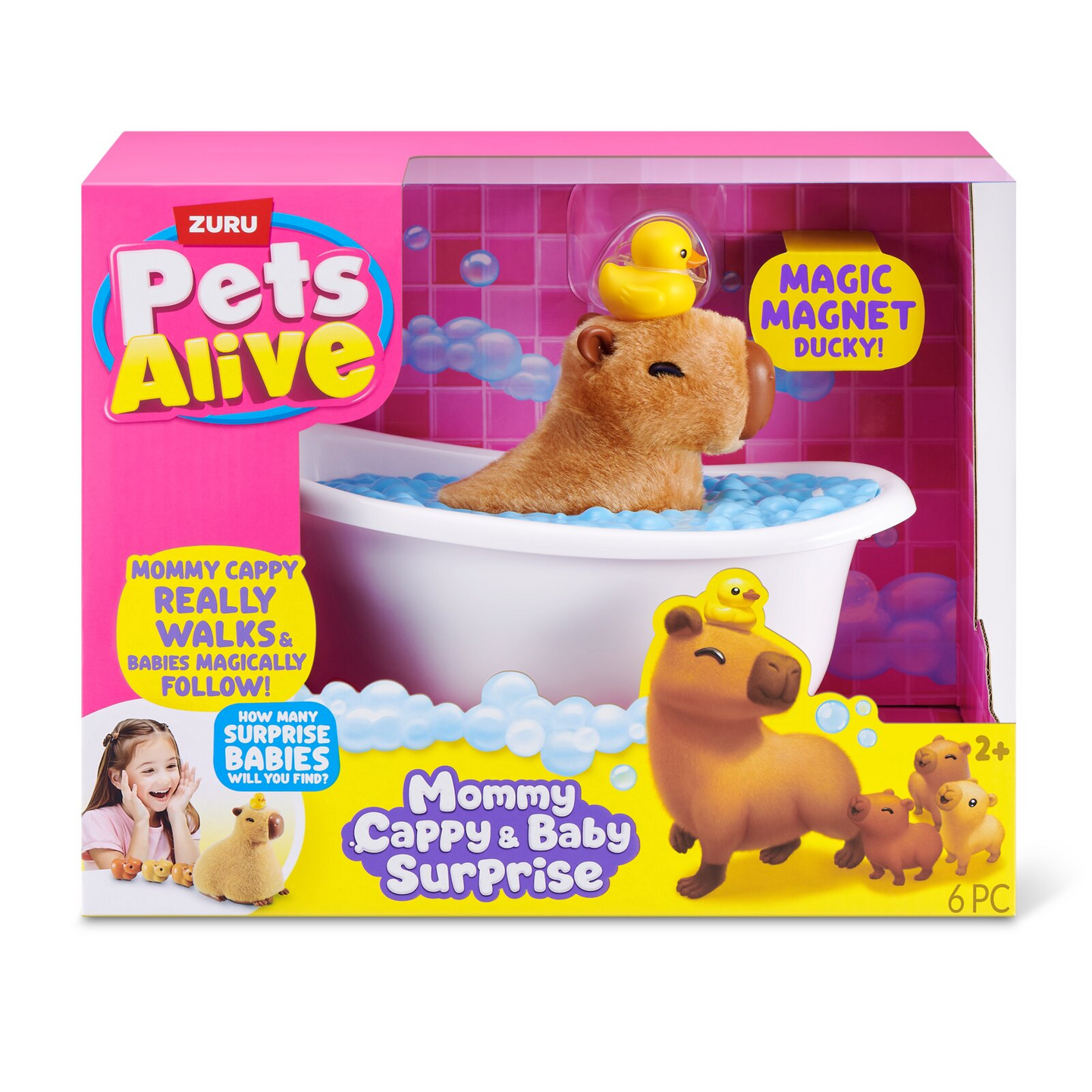 Pets Alive Capybara ja vauva-yllätys