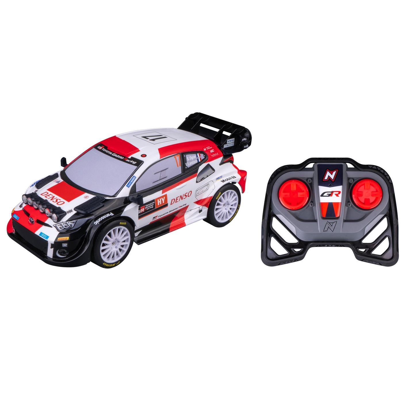 NIKKO Toyota Gazoo ralli Ogier 1:18 RC 25 cm radio-ohjattava