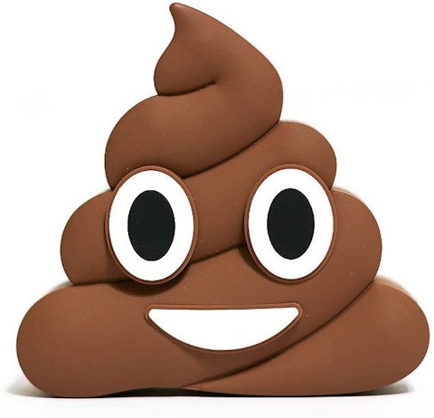 Emoji Poop 2600mAh varavirtalähde ruskea