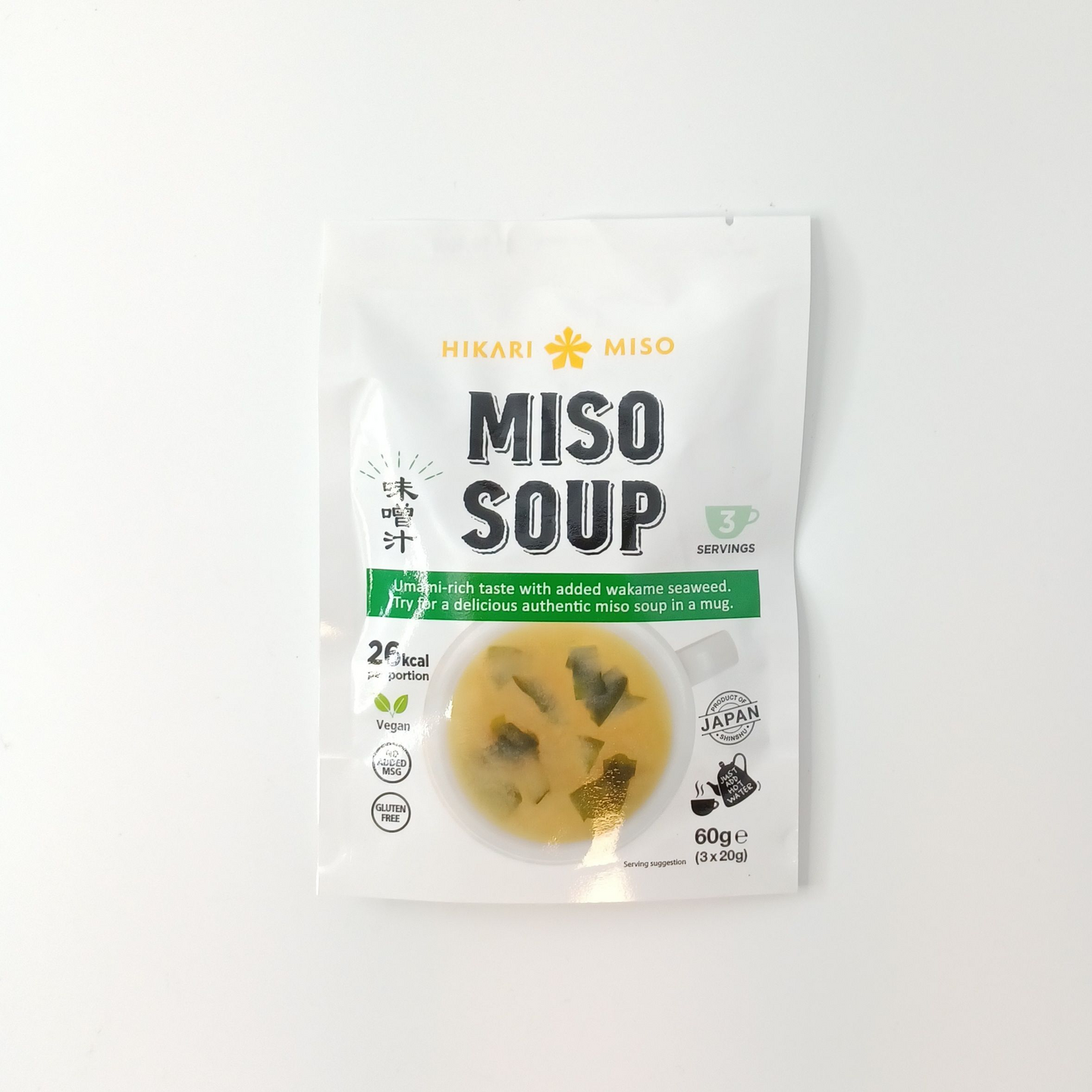HIKARI MISO SOUP / Pikamisokeittoainekset (3x20g)