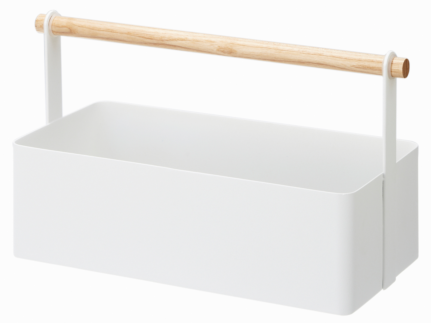 Yamazaki Tower Porta Carta Igienica Bianco - Organizer Salvaspazio Bagno