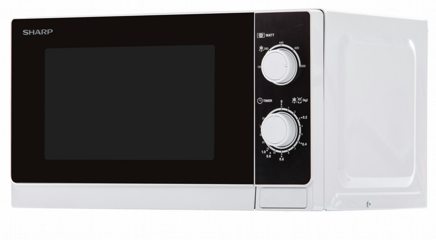 Sharp R-200WW -mikroaaltouuni, valkoinen