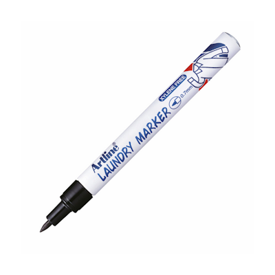 Artline EK-750 tekstiilikynä musta 0,7 mm pyöreä