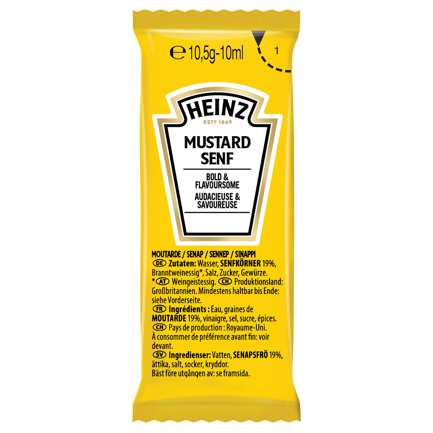 Heinz sinappi annospussi 200x10ml