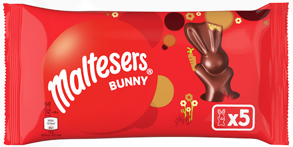 Maltesers Bunny suklaata 5-pack 145g