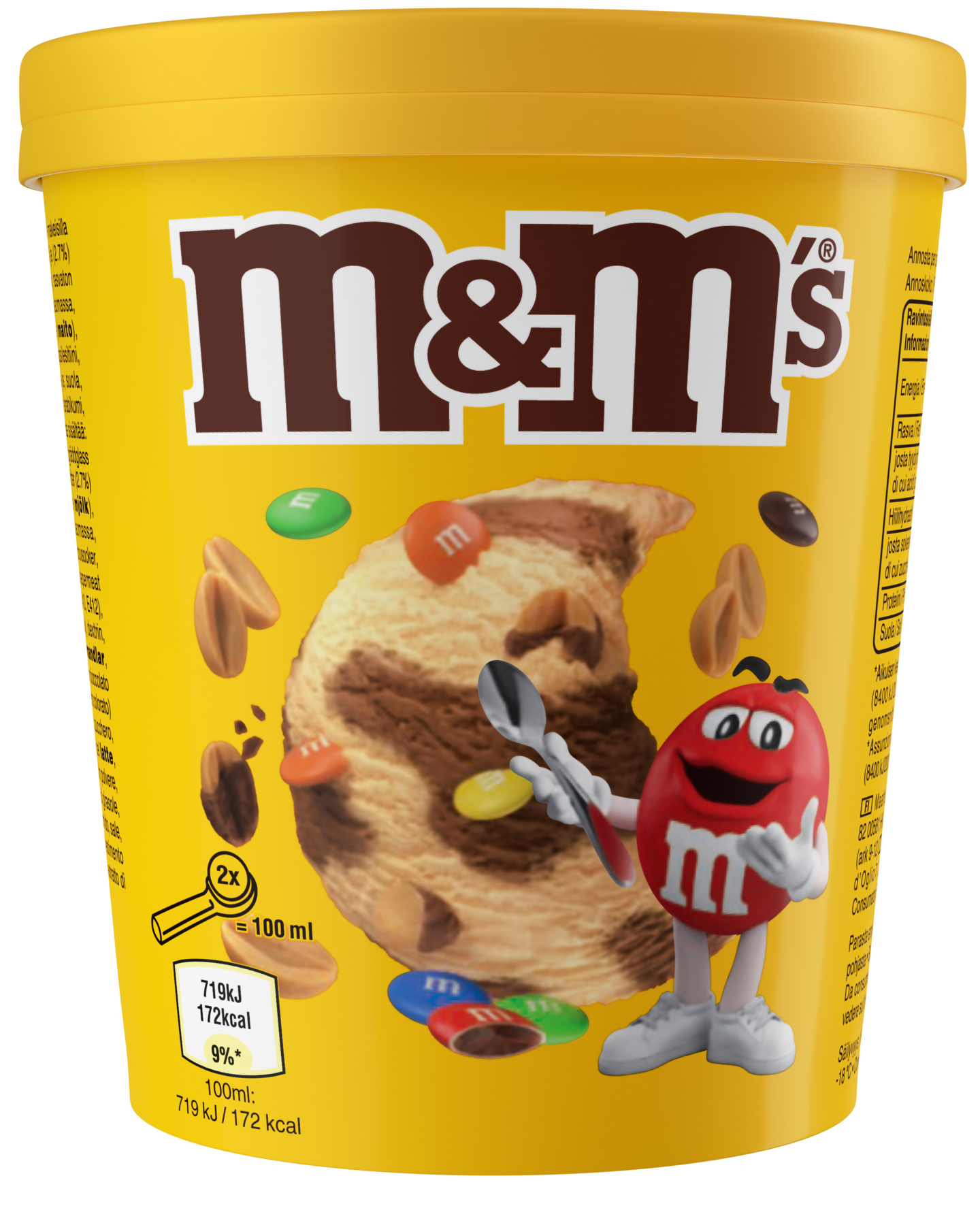 M&M's Peanut jäätelöä 306g/450ml