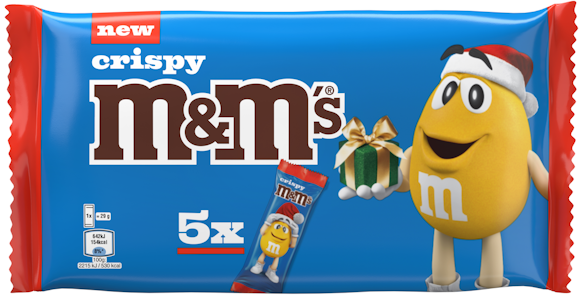 M&M'S Crispy Santa jouluhahmo 5-pack 145 g