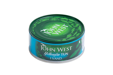 John West Yellowfin tonnikalaviipaleita vedessä 160g/112g